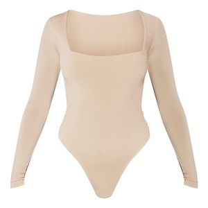 Meshki Nude Tan Bodysuit size Medium